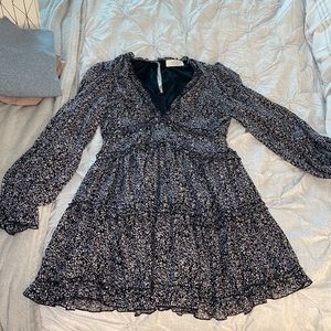 Long sleeve floral dress! Never worn!